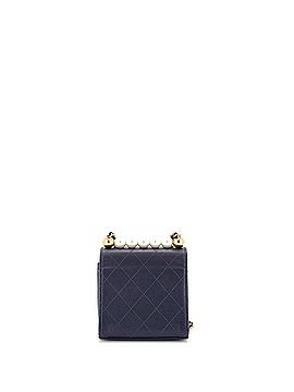 Chanel Chic Pearls Flap Clutch with Chain Quilted Goatskin Mini (view 2)