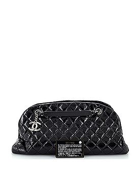 Chanel Just Mademoiselle Bag Quilted Glazed Calfskin Medium (view 2)
