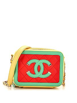 Chanel Filigree Vanity Clutch with Chain Quilted Caviar Mini (view 1)