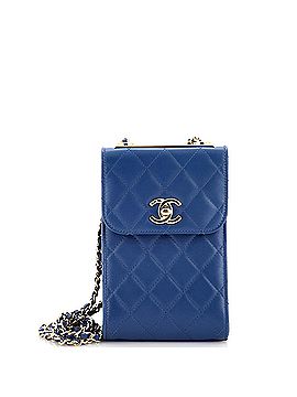 Chanel Trendy CC Phone Holder Crossbody Bag Quilted Lambskin (view 1)