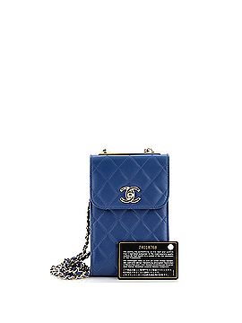 Chanel Trendy CC Phone Holder Crossbody Bag Quilted Lambskin (view 2)