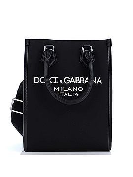 Dolce & Gabbana Logo Shopping Tote Nylon Mini (view 1)
