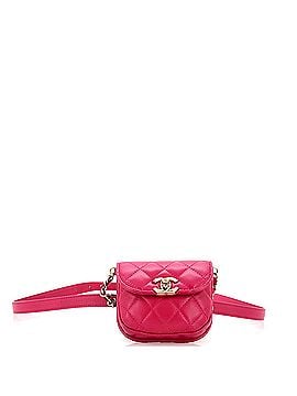 Chanel CC Waist Bag with Coin Purse Quilted Lambskin and Tweed (view 1)