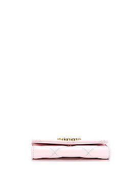 Chanel 19 Flap Card Case Quilted Leather (view 2)