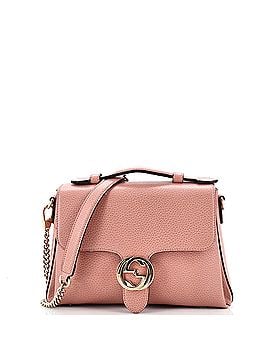 Gucci Interlocking Top Handle Bag (Outlet) Leather Small (view 1)