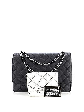 Chanel Classic Double Flap Bag Quilted Caviar Maxi (view 2)