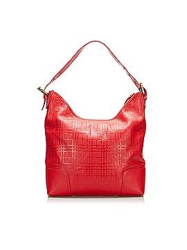 Burberry Embossed Leather Shoulder Bag (view 2)