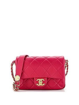 Chanel Twist Your Buttons Flap Bag Quilted Caviar Small (view 1)