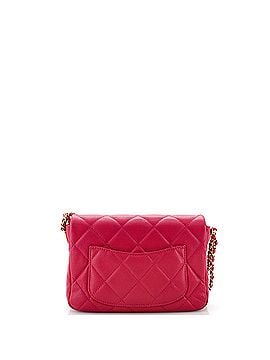Chanel Twist Your Buttons Flap Bag Quilted Caviar Small (view 2)