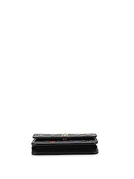 Chanel Coco Casino Flap Phone Holder with Chain Quilted Caviar (view 2)