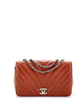 Chanel Statement Flap Bag Chevron Calfskin Mini (view 1)