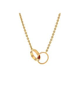 Cartier Love Interlocking Necklace 18K Rose Gold (view 1)