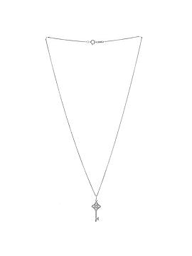 Tiffany & Co. Victoria Key Pendant Necklace Platinum and 18k White Gold with Diamonds Mini (view 2)