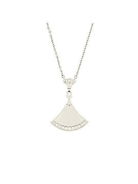 Bvlgari Divas' Dream Pendant Necklace 18K White Gold with Diamonds Large (view 1)