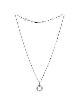 Chopard Circle Necklace 18K White Gold with Diamonds (view 2)