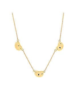 Tiffany & Co. Elsa Peretti  3 Motifs Bean Pendant Necklace 18K Yellow Gold (view 1)