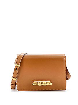 Alexander McQueen Four Ring Flap Shoulder Bag Leather Small (view 1)