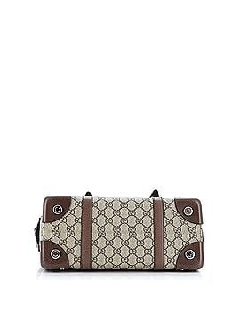 Gucci Buckle Travel Tote GG Coated Canvas with Leather Medium (view 2)