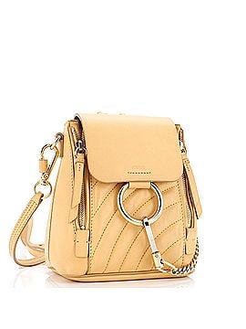 Chloé Faye Backpack Quilted Leather Mini (view 2)