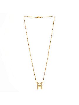 Hermès Pop H Pendant Chain Necklace Metal and Enamel Mini (view 2)