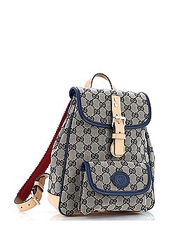 Gucci Children's Pocket Flap Backpack GG Canvas (view 2)
