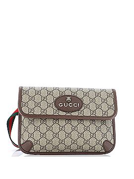 Gucci Neo Vintage Flap Belt Bag GG Coated Canvas (view 1)