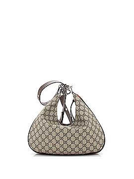 Gucci Attache Shoulder Bag GG Coated Canvas Large (view 2)