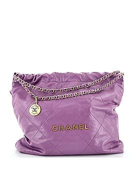 Chanel 22 Chain Hobo Quilted Calfskin Medium (view 1)