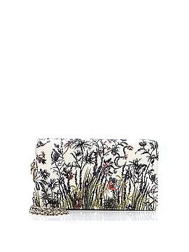 Christian Dior Lady Dior Wallet on Chain Pouch Printed Leather (view 1)