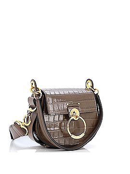 Chloé Tess Bag Crocodile Embossed Leather Small (view 2)