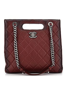 Chanel Perfect Edge Shopping Tote Quilted Goatskin Small (view 1)