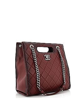 Chanel Perfect Edge Shopping Tote Quilted Goatskin Small (view 2)