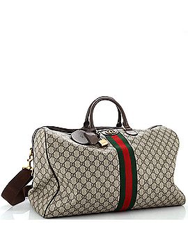 Gucci Ophidia Carry On Duffle Bag GG Coated Canvas Large (view 2)