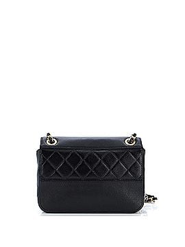 Chanel CC Chain Flap Bag Lambskin and Quilted Patent Caviar Mini (view 2)