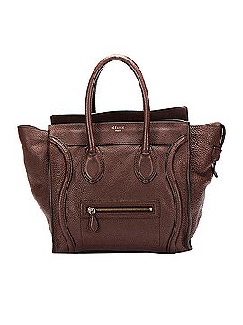 Céline Mini Luggage Leather Tote Bag (view 1)