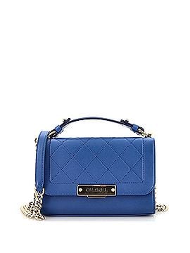 Chanel Label Click Flap Bag Quilted Calfskin Small (view 1)