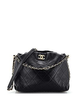Chanel Coco Shelter Bowling Bag Quilted Shiny Lambskin Small (view 1)