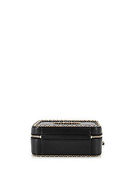 Chanel Filigree Vanity Case Quilted Goatskin with Chain Detail Medium (view 2)