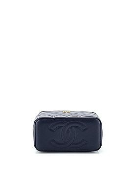 Chanel CC Top Handle Vanity Case with Chain Quilted Lambskin with Metal Small (view 2)