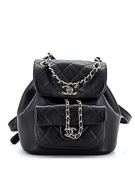 Chanel Duma Drawstring Backpack Quilted Lambskin Small (view 1)