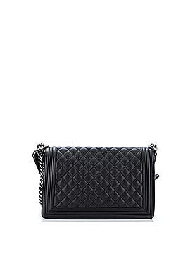 Chanel Boy Flap Bag Quilted Caviar New Medium (view 2)