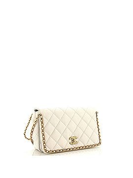 Chanel Chain Around Multi Chain Full Flap Bag Quilted Caviar Medium (view 2)