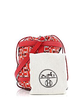 Hermès Musardine Bucket Bag Printed Silk with Leather (view 2)