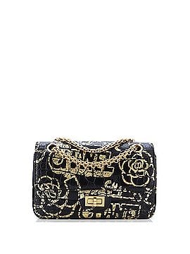 Chanel Reissue 2.55 Flap Bag Graffiti Crocodile Embossed Calfskin Mini (view 1)