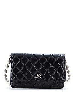 Chanel Pearl Strap CC Wallet on Chain Quilted Calfskin (view 1)