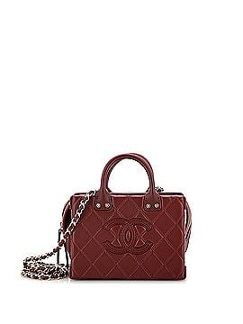 Chanel CC Top Handle Convertible Vanity Case Quilted Calfskin Small (view 1)