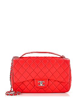 Chanel Easy Carry Flap Bag Quilted Lambskin Jumbo (view 1)