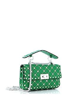 Valentino Garavani Free Rockstud Spike Flap Bag Quilted Leather Small (view 2)