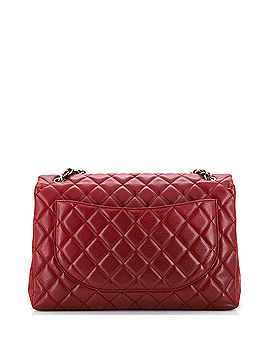 Chanel Vintage Classic Single Flap Bag Quilted Caviar Maxi (view 2)