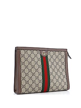Gucci Ophidia Pouch GG Coated Canvas Medium (view 2)